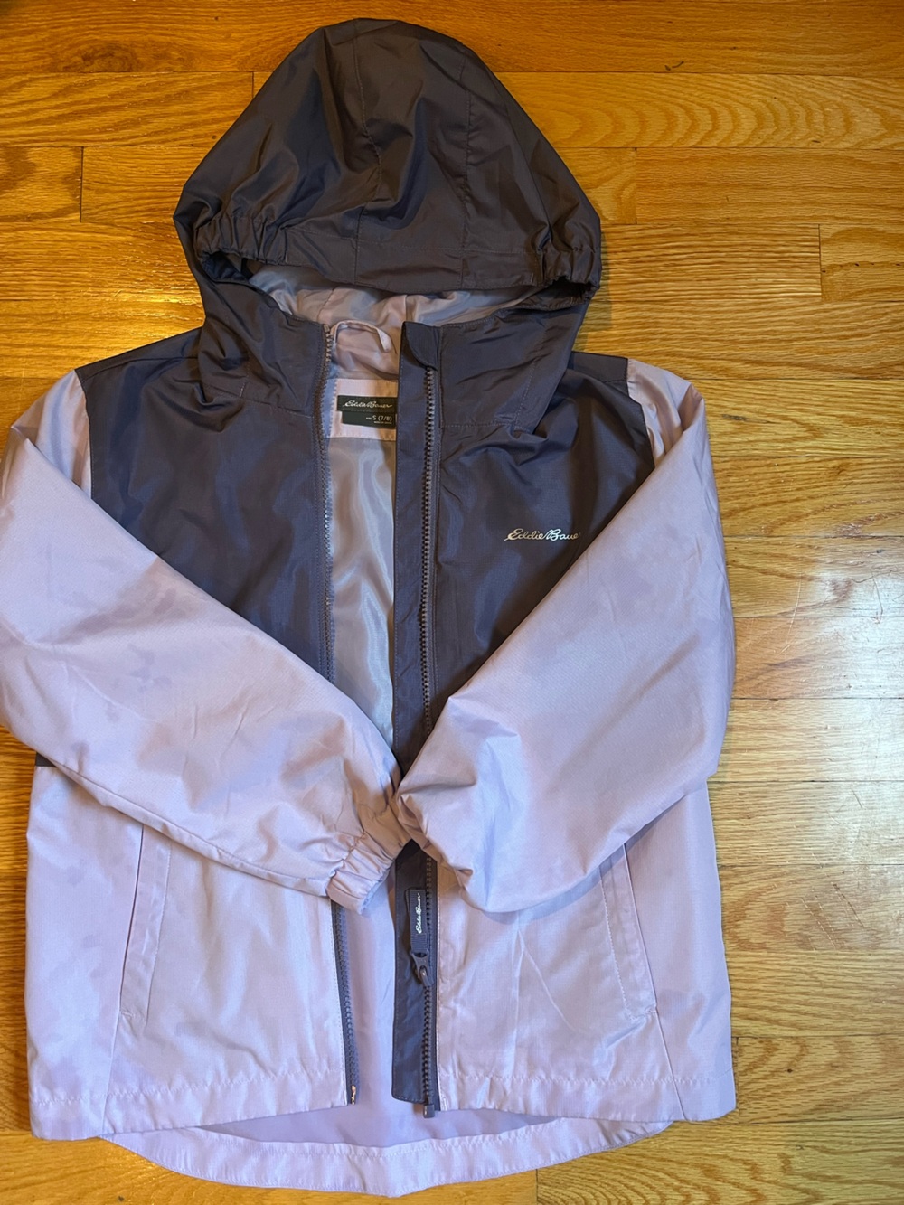 Eddie Bauer Lavender and Charcoal Lightweight Jacket